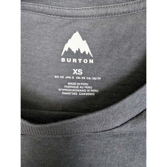 Burton Shirt Top Womens Size XS Long Sleeve Graphic Print Car Roses - Picture 2 of 8